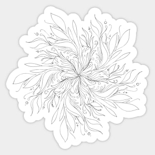 Floral Mandala Sticker